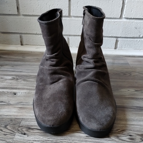 Igi&co Gray Suede Slouch Boots size 40 - Picture 2 of 5